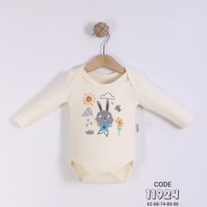 Adventurous Bunny Baby Long Sleeve Bodysuit