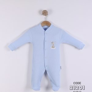 Giraffe in the Clouds Baby Long Sleeve Sleepsuit (but no pink foto)